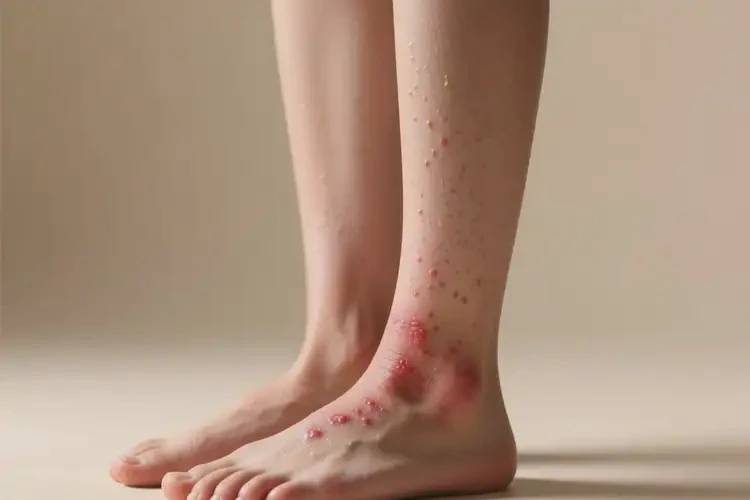 女性小腿上起濕疹能靠自己自愈嗎(圖4)