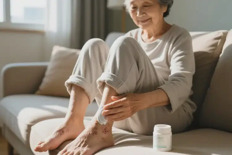 老人腳上經(jīng)常起濕疹可不可以根治(圖4)