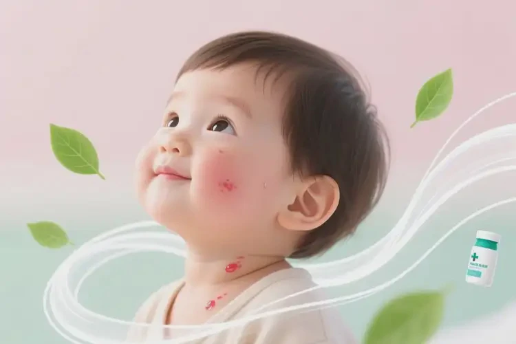 小孩脖子偶尔长湿疹能够彻底治愈吗(图3)