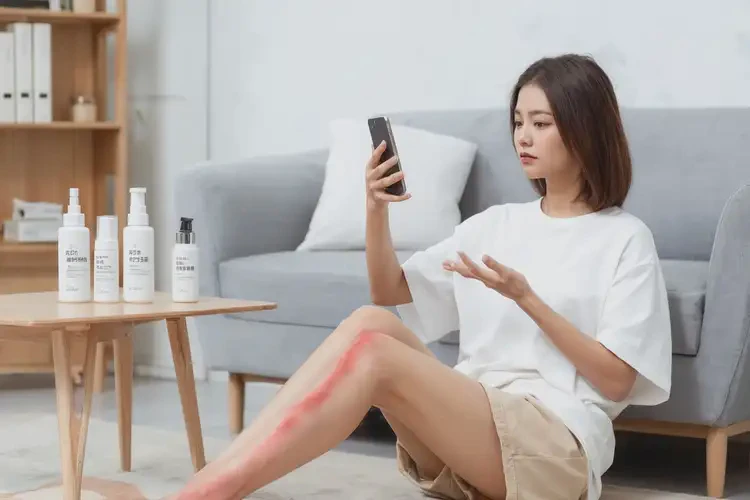 女生小腿上經(jīng)常長(zhǎng)濕疹不管它會(huì)自己好嗎(圖1)