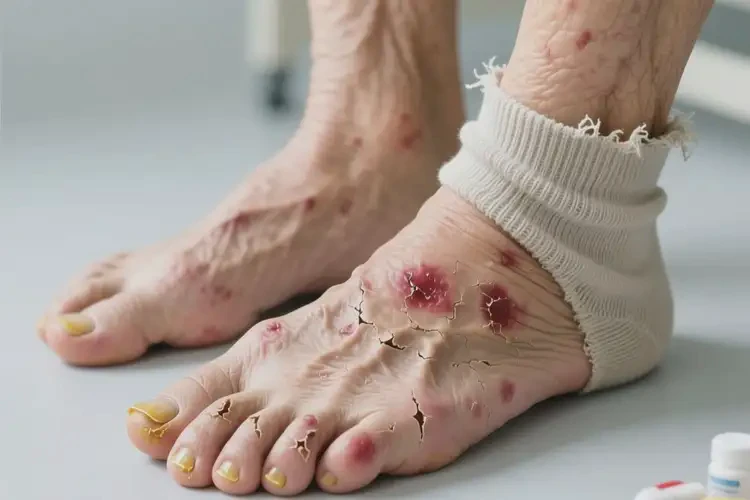 高龄老人脚上有湿疹不管它会自己痊愈吗(图2)