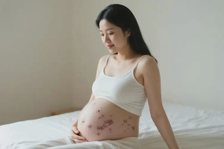 產(chǎn)婦肚子出現(xiàn)濕疹不管它會自己痊愈嗎(圖3)