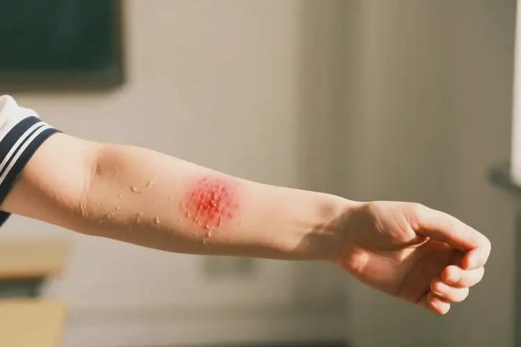 大學(xué)生手臂上長濕疹能不能徹底自愈(圖3)