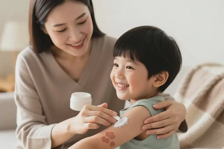 少兒手臂起濕疹不管它會自己好嗎(圖2)