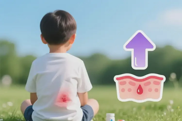 青少年屁股出現(xiàn)濕疹不管它會自己自愈嗎(圖1)