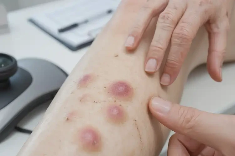 女性小腿出現(xiàn)濕疹能夠徹底治愈嗎(圖4)