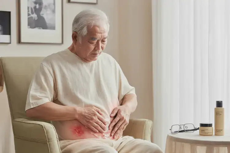 老人肚子經(jīng)常長濕疹可不可以根治(圖3)