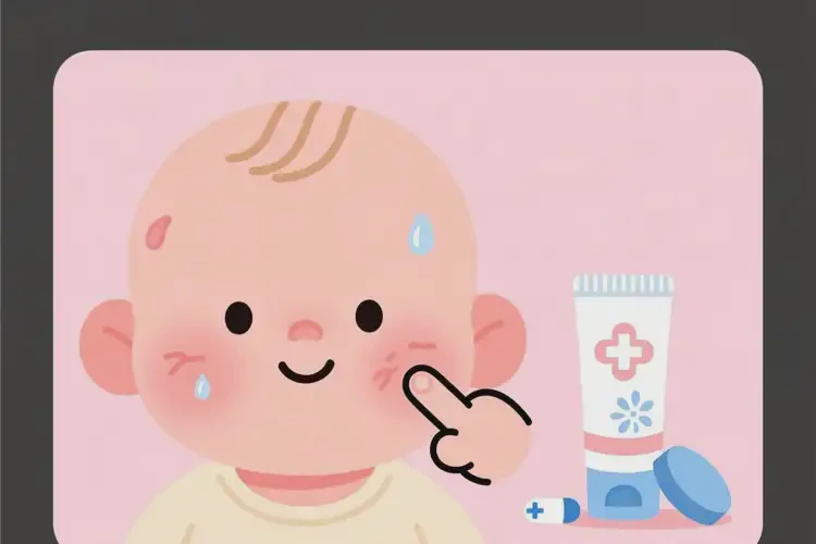 寶寶面部有濕疹可不可以根治(圖1)