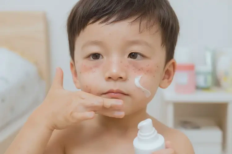 小孩臉上經(jīng)常長濕疹可不可以徹底自愈(圖4)