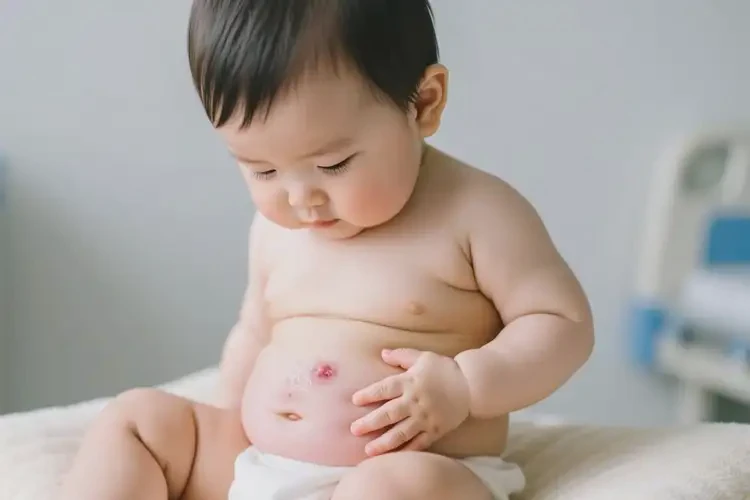 小兒肚子上偶爾長濕疹不管它會自己好嗎(圖2)