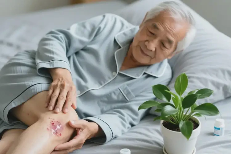 老人大腿上偶爾長濕疹能夠徹底治愈嗎(圖2)