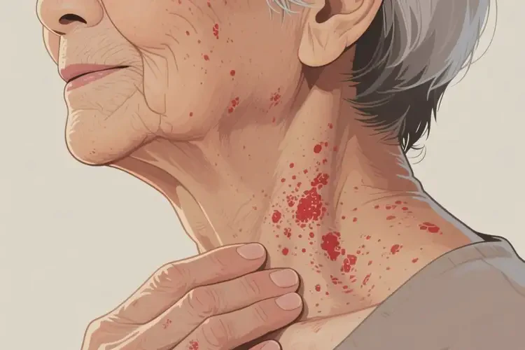 老人脖子出濕疹可不可以根治(圖4)