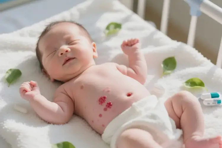 新生兒肚子容易起濕疹可以徹底自愈嗎(圖4)