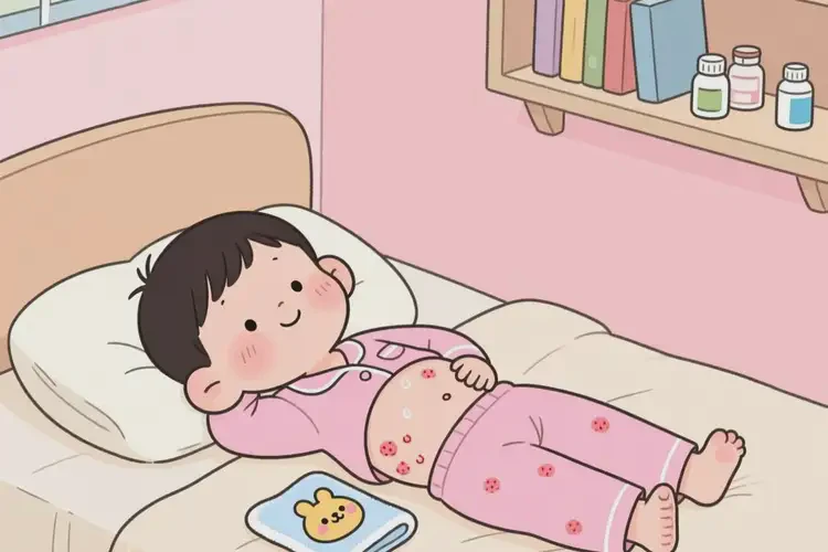 小學(xué)生肚子上偶爾長濕疹不管它會自己痊愈嗎(圖2)