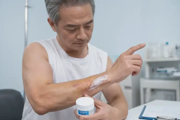 男性手臂上容易長(zhǎng)濕疹能徹底自愈嗎(圖3)