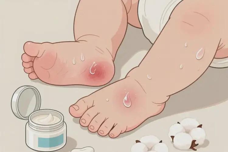 寶寶腳上經(jīng)常長(zhǎng)濕疹能徹底自愈嗎(圖2)