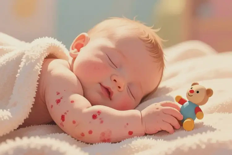 寶寶手臂上經(jīng)常起濕疹可不可以根治(圖1)