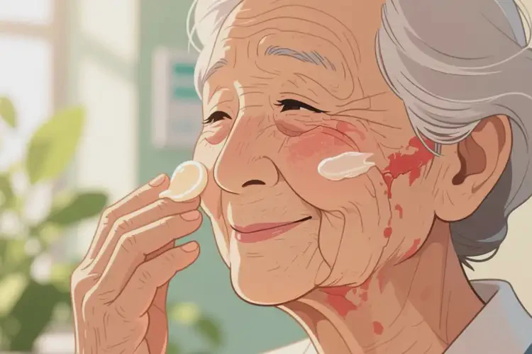 老人面部經(jīng)常起濕疹可不可以徹底自愈(圖4)