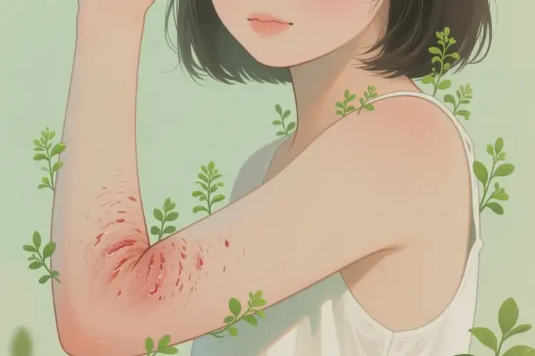女生手臂上有濕疹能靠自己自愈嗎(圖2)