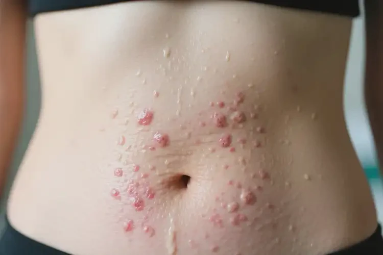 女性肚子上長(zhǎng)濕疹能靠自己自愈嗎(圖3)