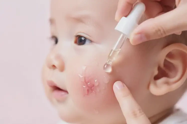 嬰兒臉上起濕疹可不可以根治(圖1)
