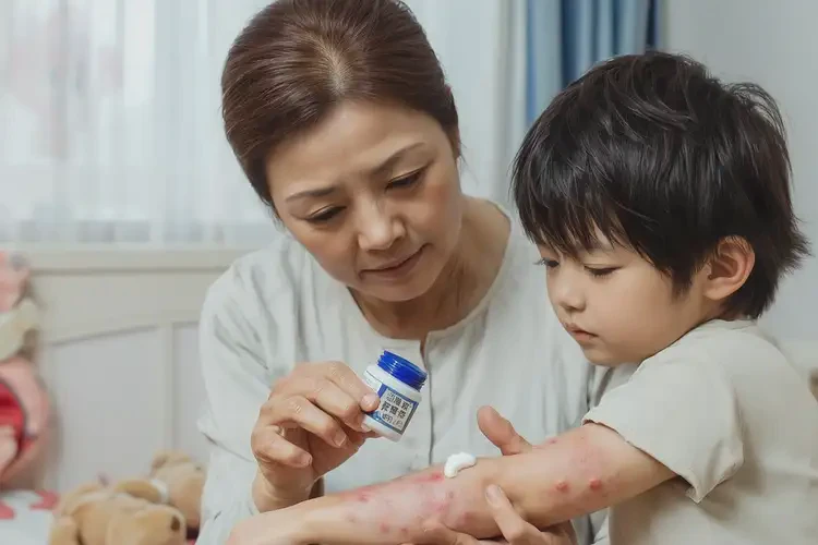 孩子身上出濕疹能靠自己自愈嗎(圖3)