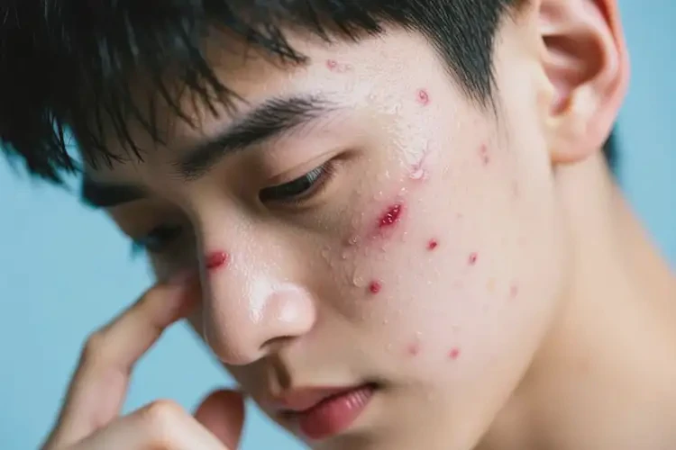 青少年臉上經(jīng)常起濕疹不管它會自己痊愈嗎(圖1)