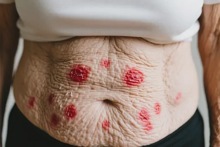 高齡老人肚子起濕疹不管它會自己痊愈嗎(圖3)