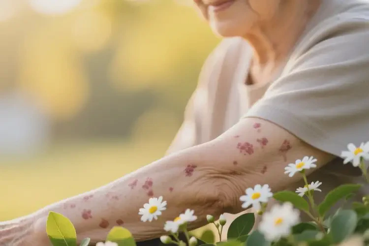 老年人身上容易起濕疹可以徹底自愈嗎(圖1)
