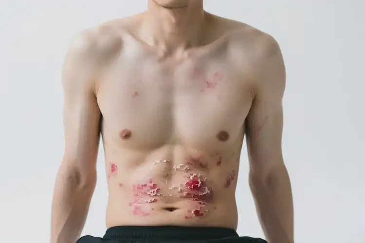 男人肚子上有濕疹能不能根治(圖3)