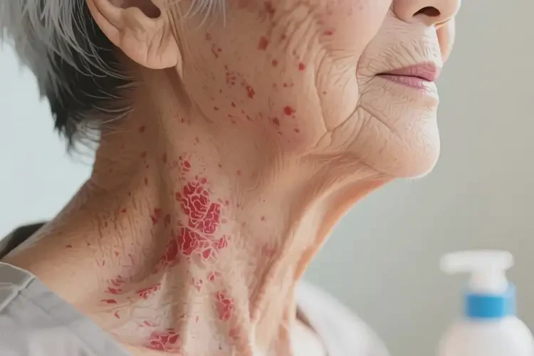 老年人脖子經(jīng)常起濕疹可不可以徹底自愈(圖3)