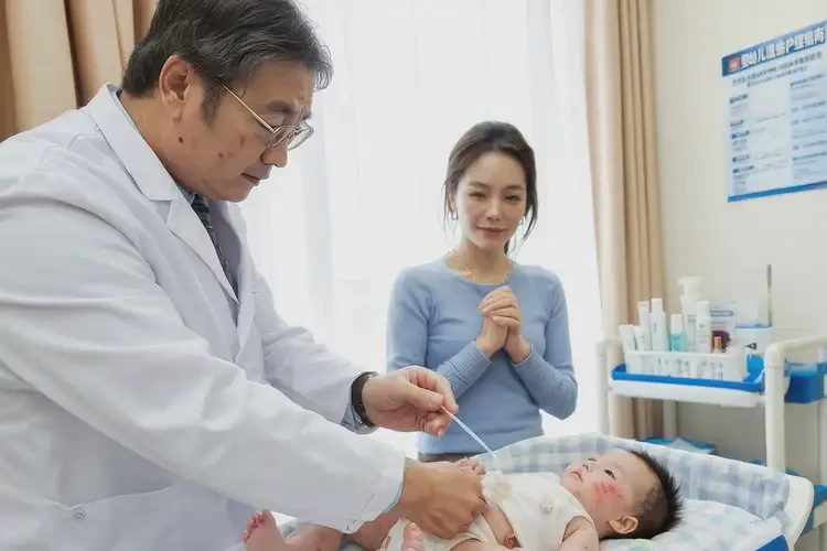 婴幼儿脸上容易起湿疹不管它会自己好吗(图2)