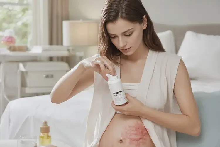 哺乳期媽媽肚子有濕疹不管它會自己痊愈嗎(圖4)