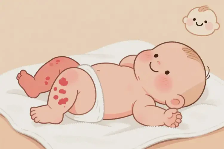 嬰兒小腿經(jīng)常長(zhǎng)濕疹不管它會(huì)自己痊愈嗎(圖2)