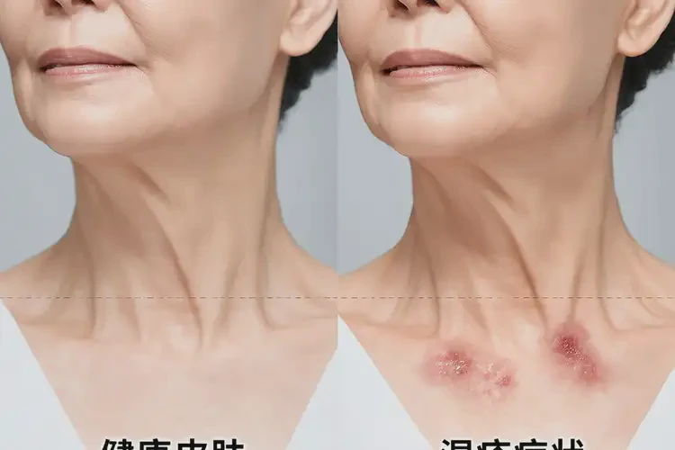 女性脖子容易長濕疹能靠自己自愈嗎(圖3)