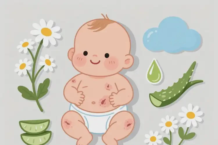 小兒肚子經(jīng)常長濕疹不管它會自己好嗎(圖2)