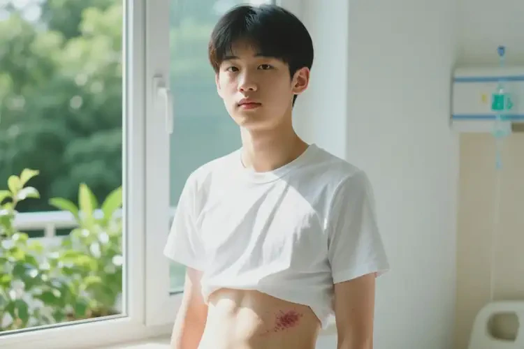 青少年肚子經(jīng)常起濕疹不管它會(huì)自己自愈嗎(圖1)