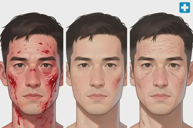 男人面部出現(xiàn)濕疹不管它會(huì)自己自愈嗎(圖2)