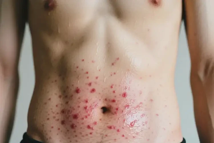 男生肚子出现湿疹可以彻底自愈吗(图2)