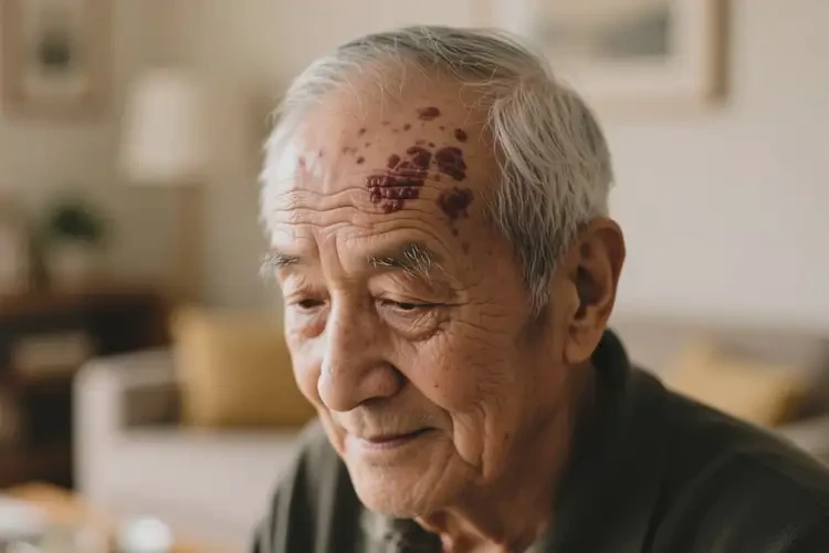 老人臉上偶爾長(zhǎng)濕疹不管它會(huì)自己好嗎(圖3)