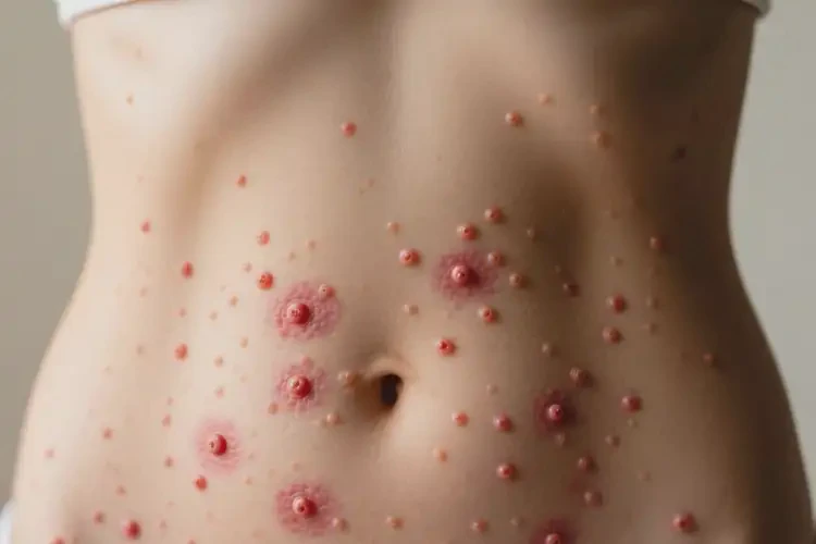 女人肚子上出現(xiàn)濕疹不管它會(huì)自己痊愈嗎(圖3)