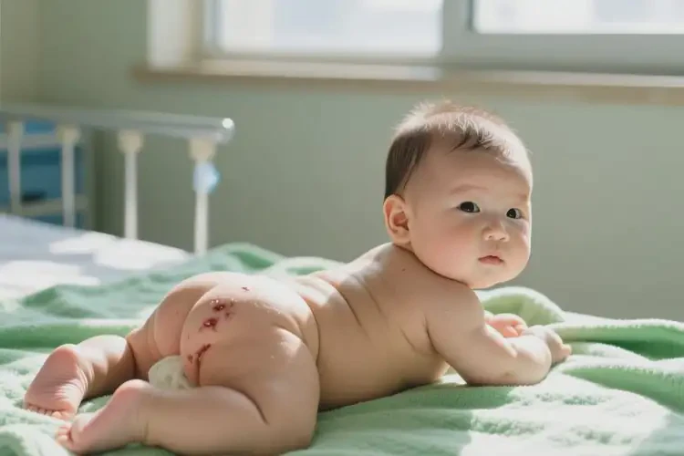 小孩屁股容易起濕疹能徹底自愈嗎(圖2)