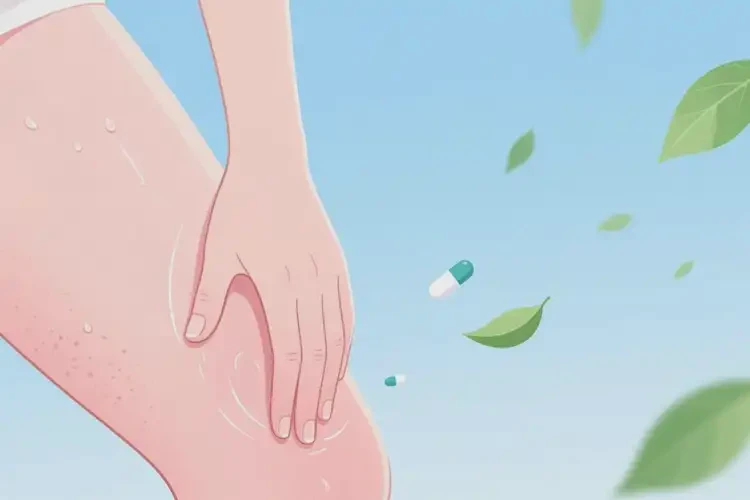 青年人大腿上有濕疹不管它會自己痊愈嗎(圖3)