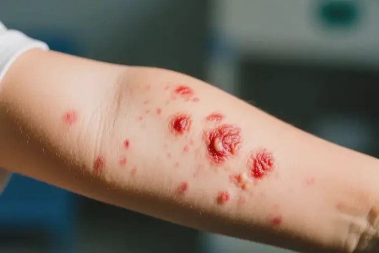 孩子手臂有濕疹可不可以根治(圖1)