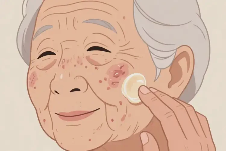 老人面部偶爾長(zhǎng)濕疹可不可以根治(圖4)