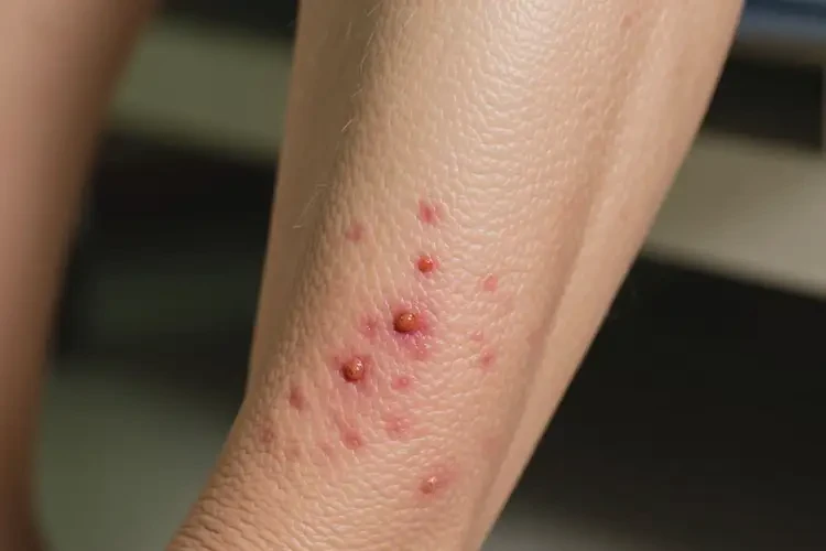 老年人小腿上經(jīng)常起濕疹不管它會(huì)自己好嗎(圖2)