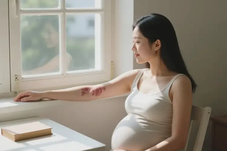 產(chǎn)婦手臂上經(jīng)常長(zhǎng)濕疹能靠自己自愈嗎(圖2)