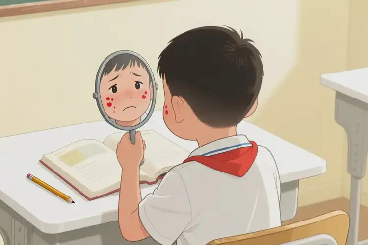 小學(xué)生面部容易起濕疹能靠自己自愈嗎(圖2)