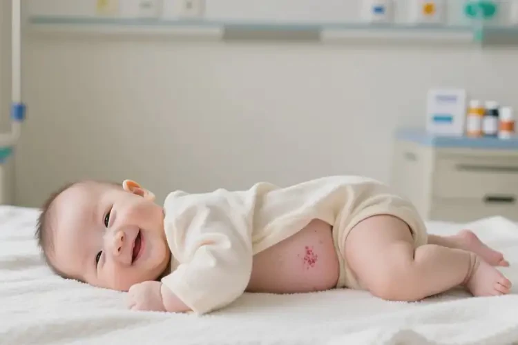 嬰幼兒肚子出現(xiàn)濕疹可不可以根治(圖4)