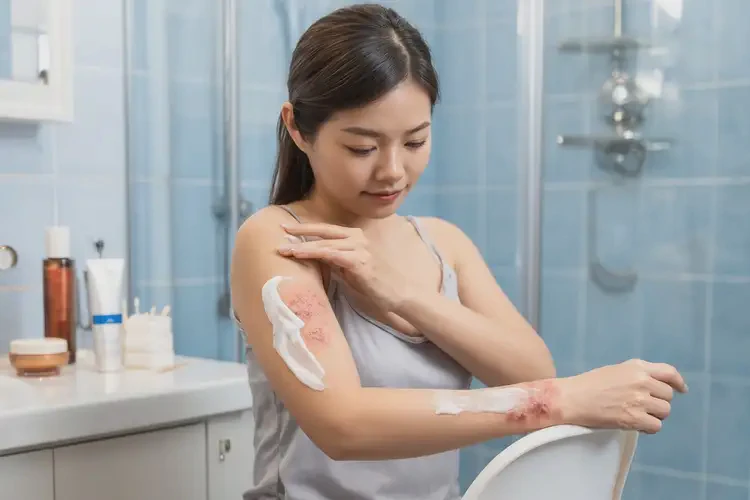 女生身上容易長濕疹能靠自己自愈嗎(圖2)